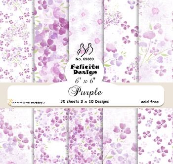 Felicita Design Purple 3x10 design 15x15cm 200g